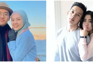 8 Adu gaya pasangan YouTubers Ixora-Meira dan Daffa-Gita, romantis