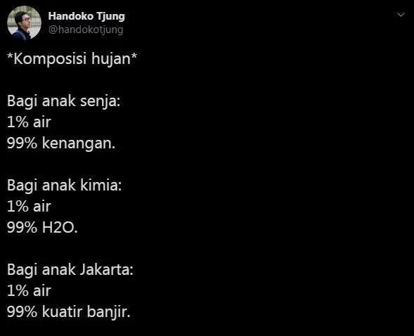 komposisi hujan ala warga +62 berbagai sumber