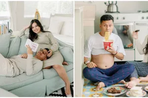 10 Potret maternity Tiara Pangestika istri Arief Muhammad