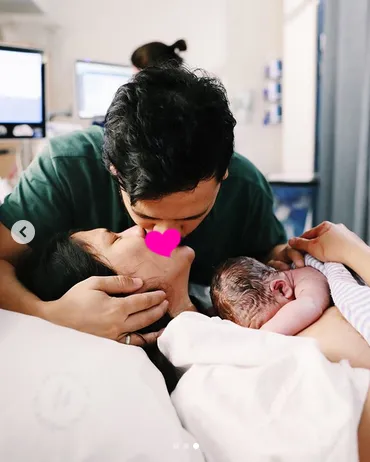 4 momen haru acha sinaga paska melahirkan Instagram