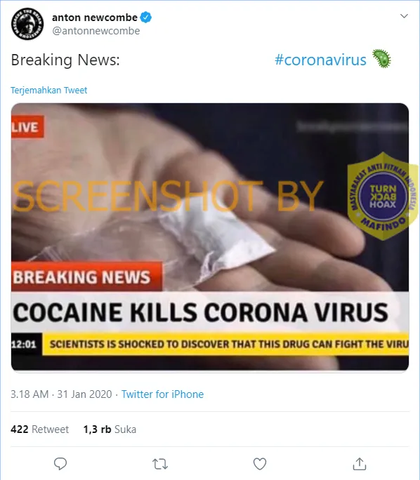 cara penanganan virus Corona ini ternyata hoax berbagai sumber