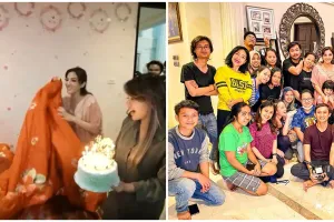 7 Momen ulang tahun Anang Hermansyah, kehadiran Atta jadi sorotan