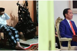 8 Momen Jokowi hadiri video conference KTT G20 usai makamkan ibunda