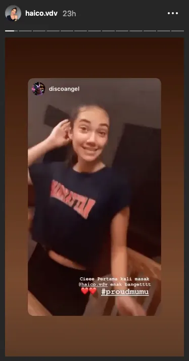 Aktivitas Haico Van der Veken  Instagram 