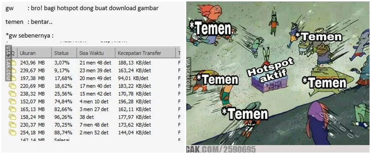 10 Meme hotspot internet ini lucunya bikin senyum kecut