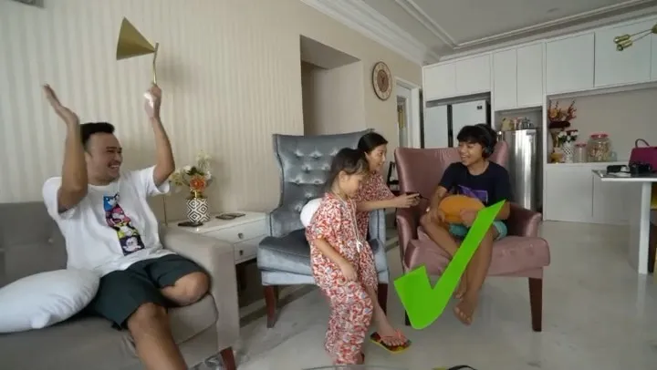 Potret keluarga Ruben di rumah saja instagram