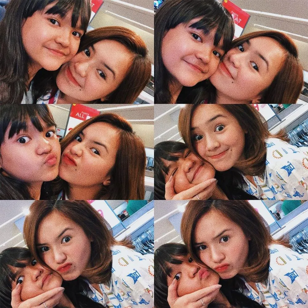 Beby Tsabina dan adik © 2020 brilio.net Beby Tsabina dan adik © 2020 brilio.net