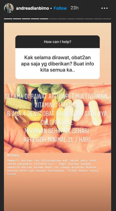 Kisah Andrea Dian  Instagram