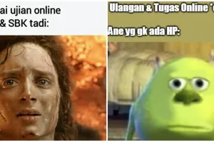 10 Meme ujian online ini lucunya bikin siswa nggak jadi pusing