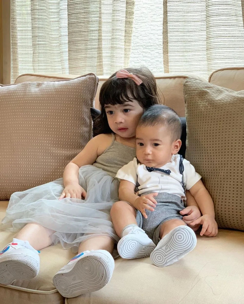 Potret Raqeema dan Rasheed anak Nabila Syakieb berbagai sumber