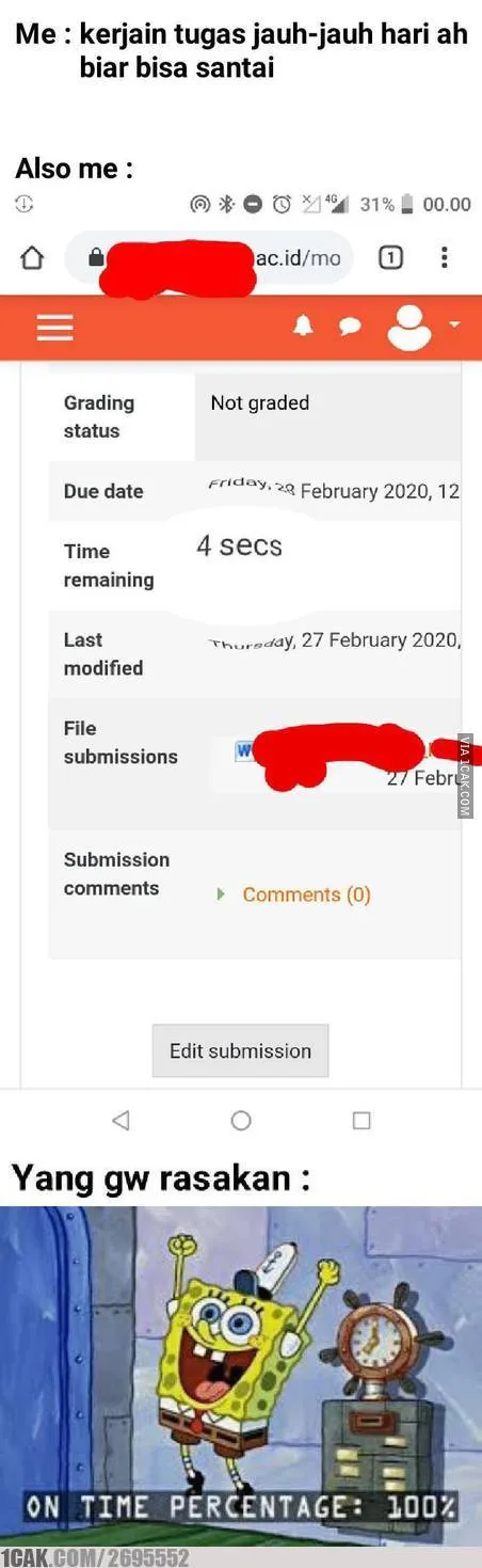 Meme tugas kuliah online 1cak.com Meme tugas kuliah online 1cak.com