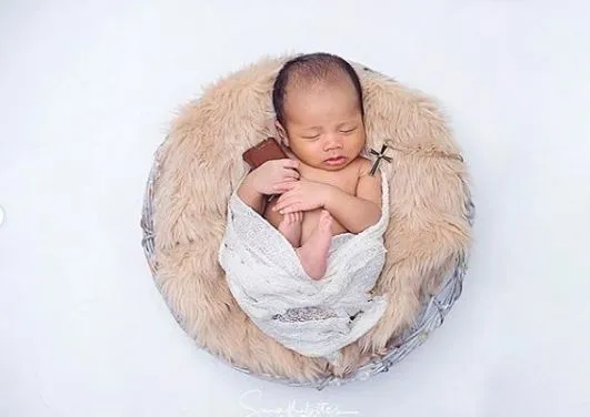 Pemotretan newborn Yosafat Instagram