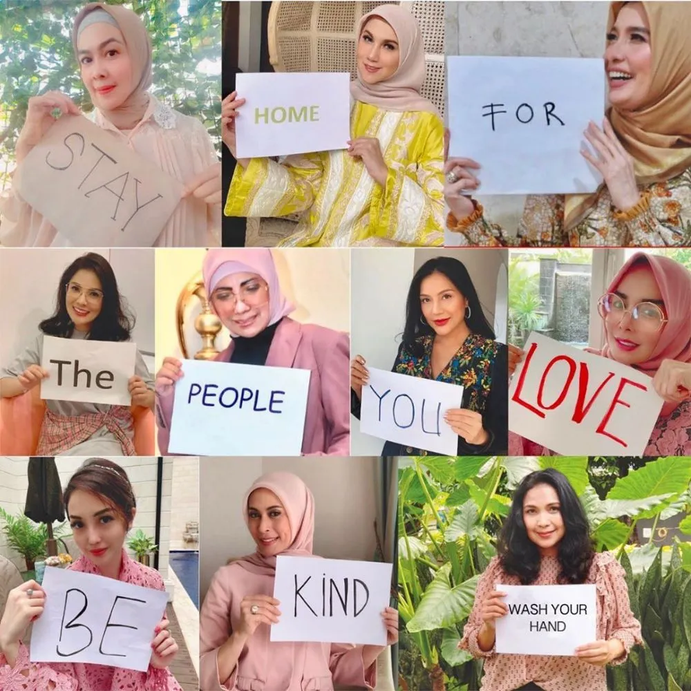 Seleb buat pesan berantai soal corona © 2020 brilio.net