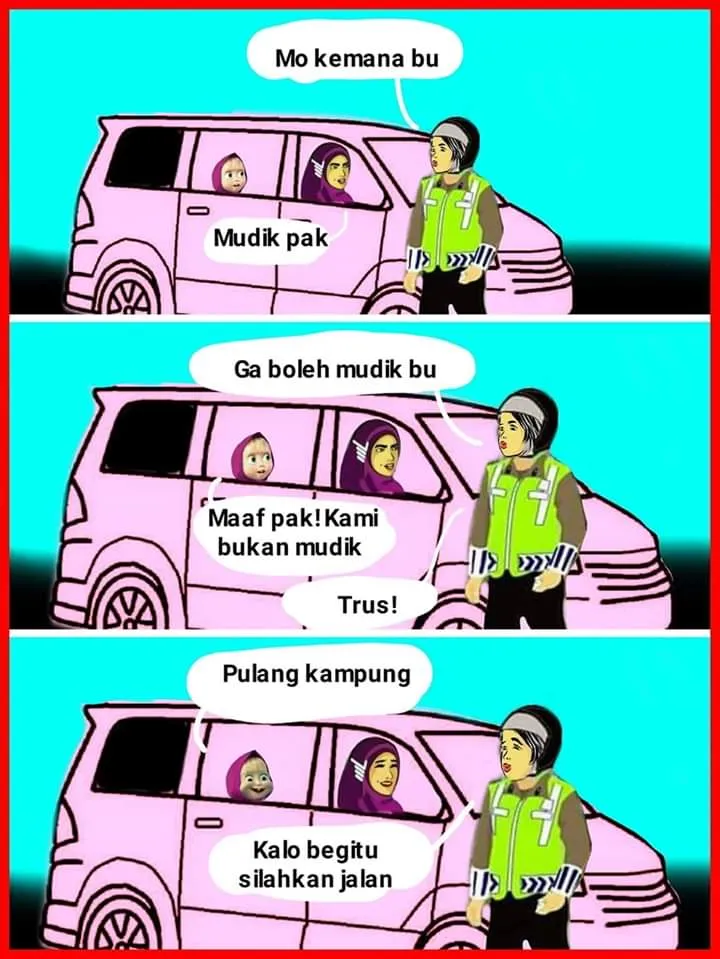 Meme lucu beda mudik dan pulang kampung berbagai sumber Meme lucu beda mudik dan pulang kampung berbagai sumber