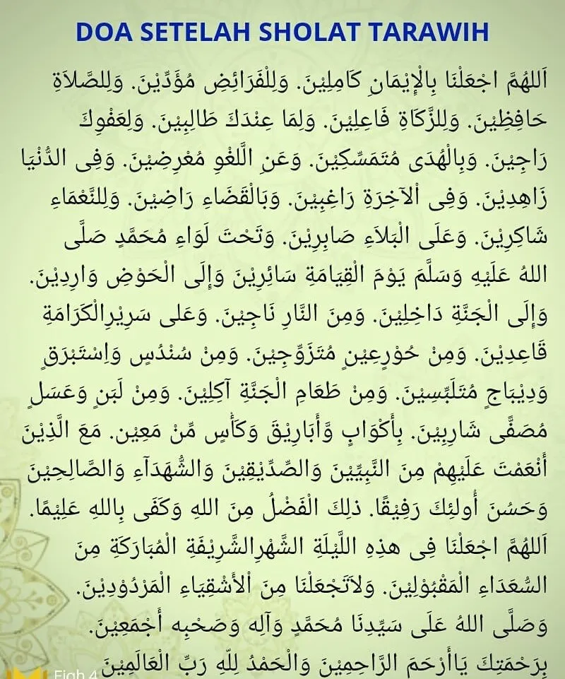 Bacaan doa kamilin berbagai sumber Bacaan doa kamilin berbagai sumber