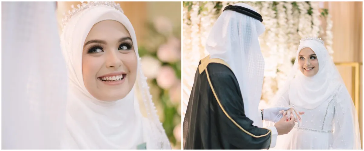 Ekspresi Vebby Palwinta dicium pipi oleh suami bikin salfok