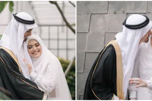 7 Potret mesra Vebby Palwinta & Razi Bawazier usai menikah