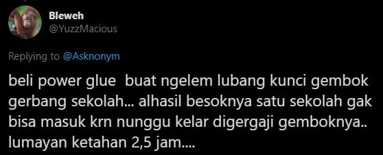 kenakalan SMA twitter kenakalan SMA twitter