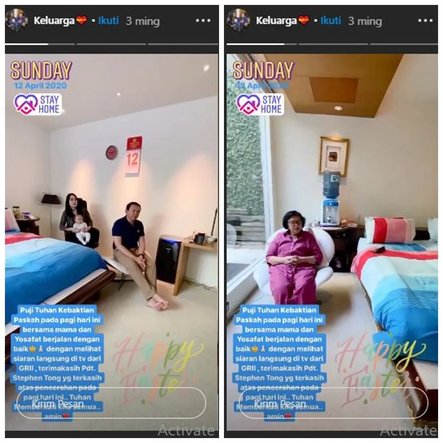 potret keharmonisan keluarga btp  Instagram