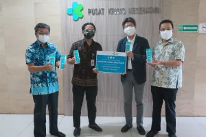 Cegah corona, Mandom Indonesia sumbang hand sanitizer untuk Kemenkes