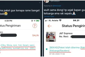 10 Status penerima paket yang ditulis kurir ini absurd abis