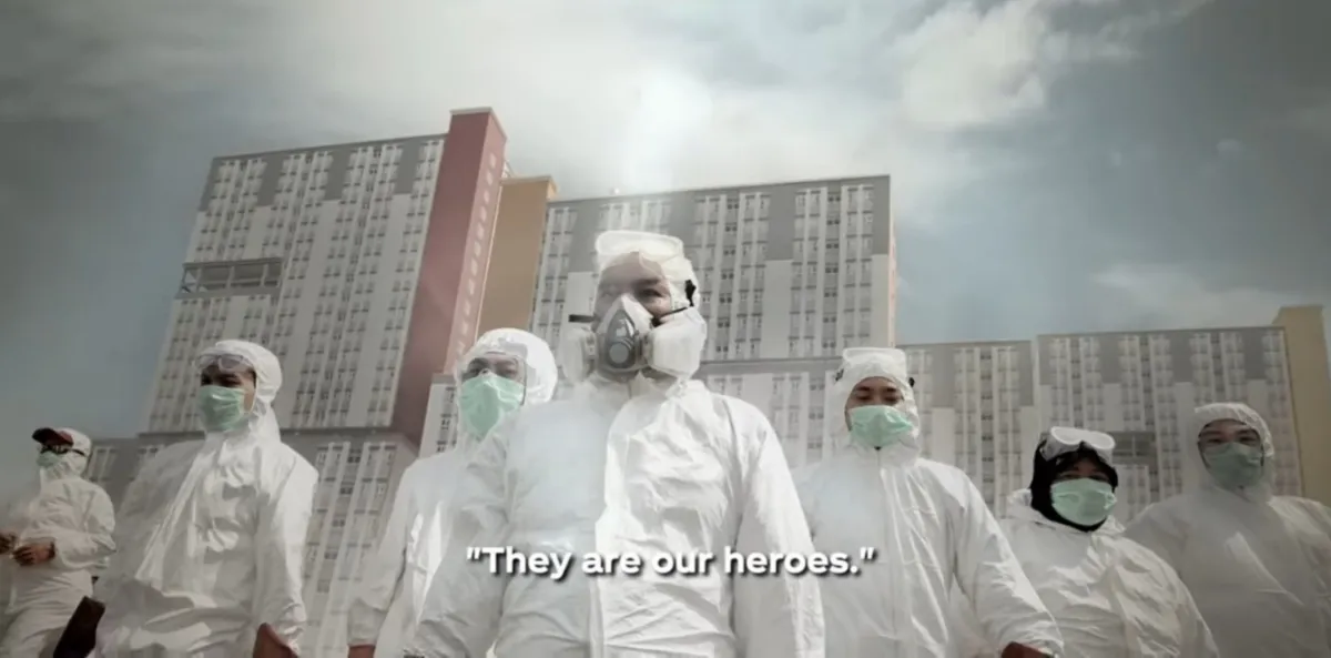 Film pendek ini untuk seluruh umat manusia yang berjuang lawan corona