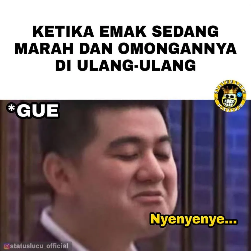 meme lucu bikin emak marah © 2020 instagram.com meme lucu bikin emak marah © 2020 instagram.com
