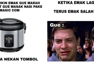 10 Meme lucu bikin emak marah, auto kangen rumah