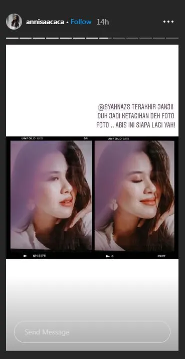 pemotretan virtual syahnaz Instagram pemotretan virtual syahnaz Instagram