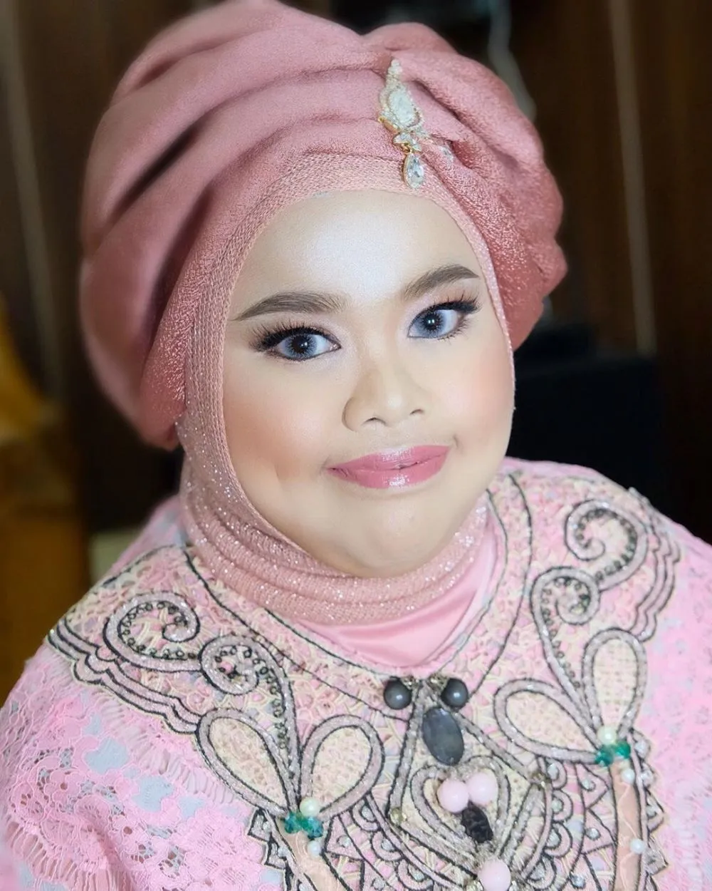 Potret Kekeyi pakai gamis © 2020 brilio.net