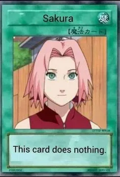 Meme Sakura jadi beban Berbagai sumber Meme Sakura jadi beban Berbagai sumber