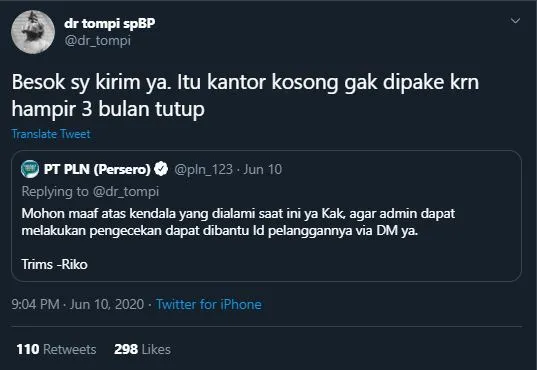 Twitter/@dr_tompi © 2020 brilio.net Twitter/@dr_tompi © 2020 brilio.net