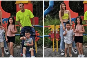 4 Momen anak Nia Ramadhani makan dikawal pengasuh, bikin melongo