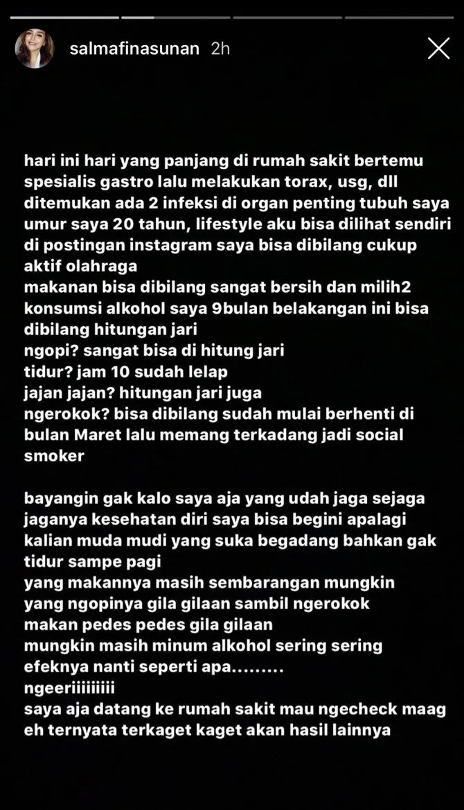 Instagram/@salmafinasunan © 2020 brilio.net Instagram/@salmafinasunan © 2020 brilio.net