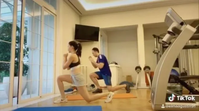 Elma Agustin dan pacar olahraga bareng Instagram Elma Agustin dan pacar olahraga bareng Instagram