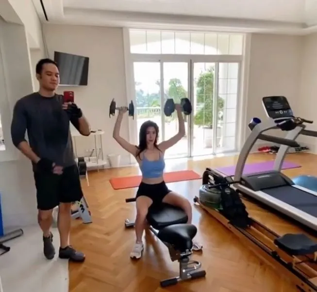 Elma Agustin dan pacar olahraga bareng Instagram Elma Agustin dan pacar olahraga bareng Instagram