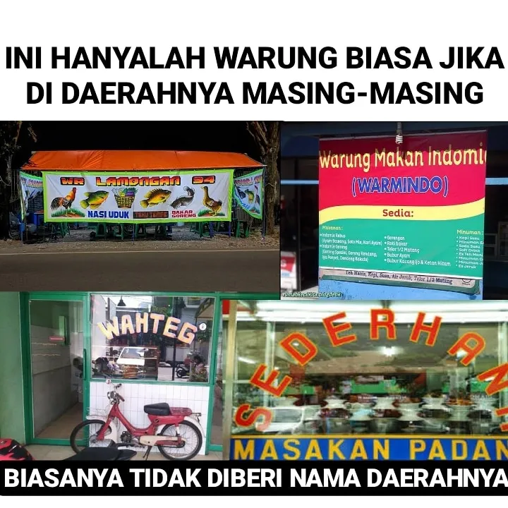 Meme warung makan daerah Berbagai sumber Meme warung makan daerah Berbagai sumber