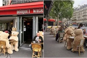 7 Potret teddy bear di tempat umum ini ingatkan kamu buat jaga jarak