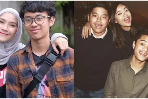 Potret kompak 10 seleb bersama anak tiri, bak kakak adik