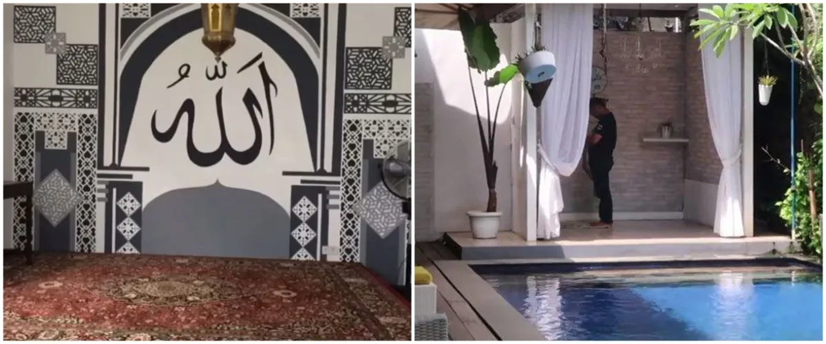 Potret musala di rumah 8 seleb, ada yang di atas kolam renang