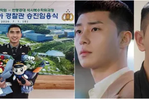 7 Potret tampan Fadhil, Perwira Polri yang naik pangkat di Korea