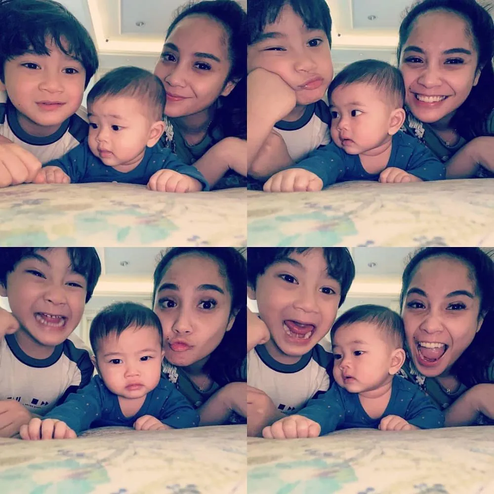 Potret Rafathar dan anak Syahnaz © 2020 brilio.net