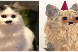 Niatnya bikin bentuk hewan, 9 kue ulang tahun ini hasilnya absurd