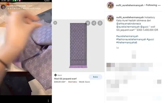 Hadiah mewah Aurel © 2020 brilio.net