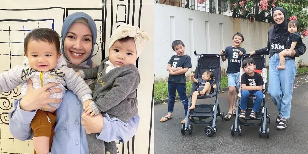 Momen seleb momong anak kembarnya Instagram Momen seleb momong anak kembarnya Instagram