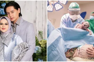 7 Momen kelahiran anak pertama Cut Meyriska, penuh haru