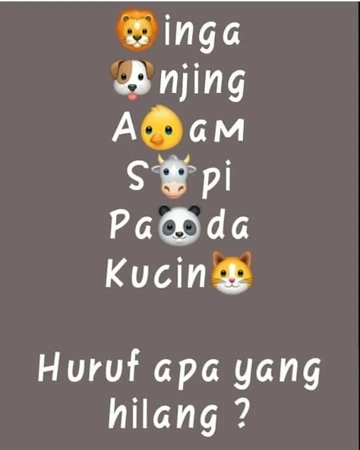 tebak gambar sabar berbagai sumber