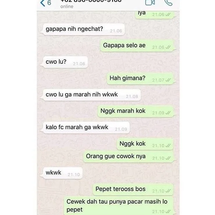 chat lucu temen ngeyel © 2020 instagram.com