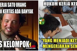 10 Meme lucu tipe-tipe orang kerja kelompok, kocak tapi ngeselin