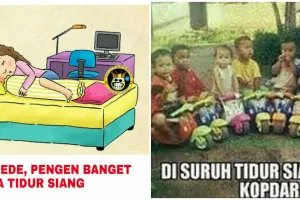10 Meme lucu tidur siang waktu kecil ini bikin orang dewasa nostalgia